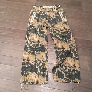 Da-Nang Silk and Cotton Camo Pant
